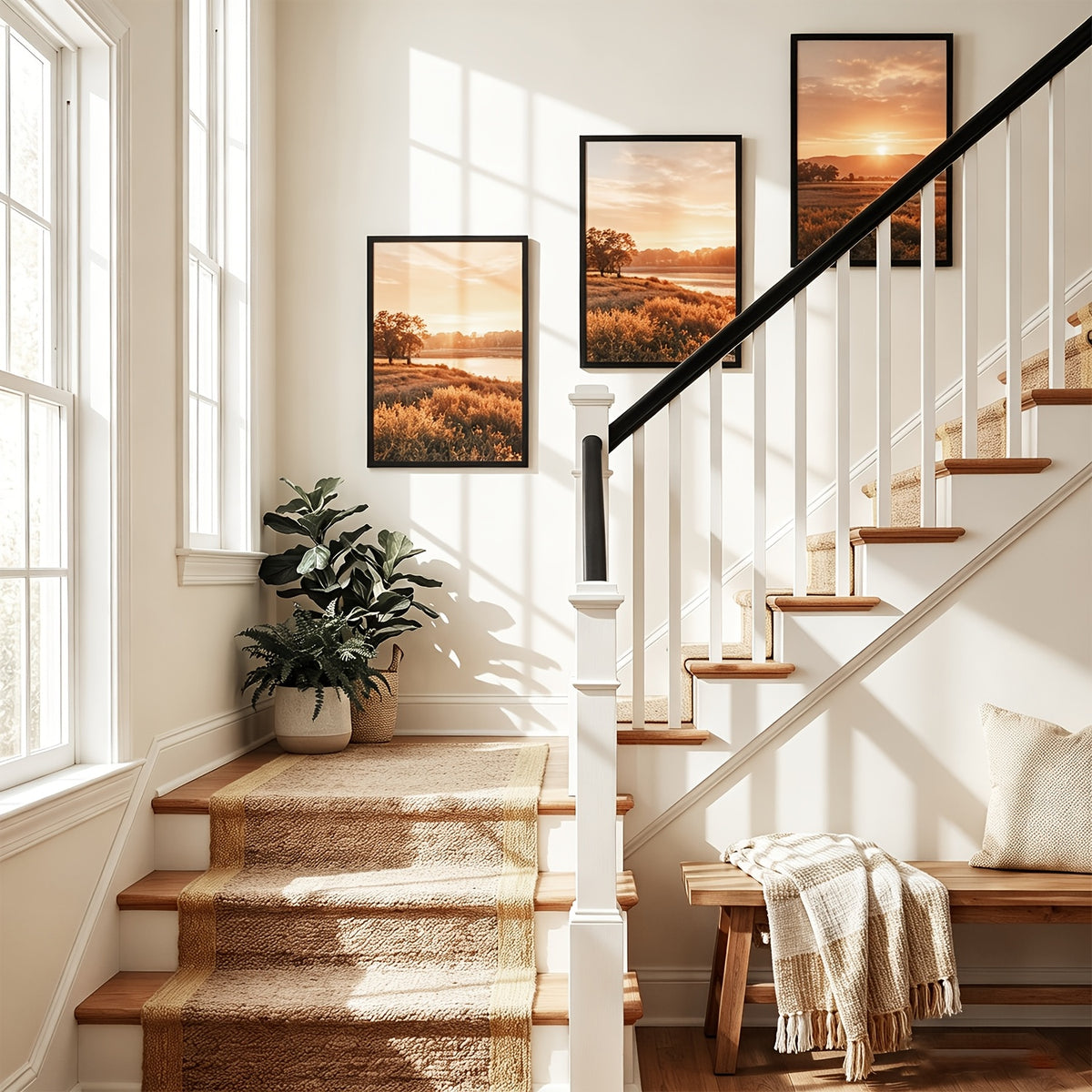 12X18 Picture Frame Black 3-Pack, Scratch-Resistant Poster Frames 12 X 18 for Photo Gallery, Photo Plate - Slide-In Strips, Horizontal Or Vertical Wall Mounting