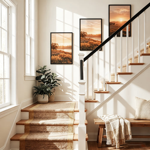 12x18 Picture Frame Set of 3 in Black, Lightweight Plastic Slide-In Poster Frames with Protective Covers for Horizontal or Vertical Gallery Wall Displays