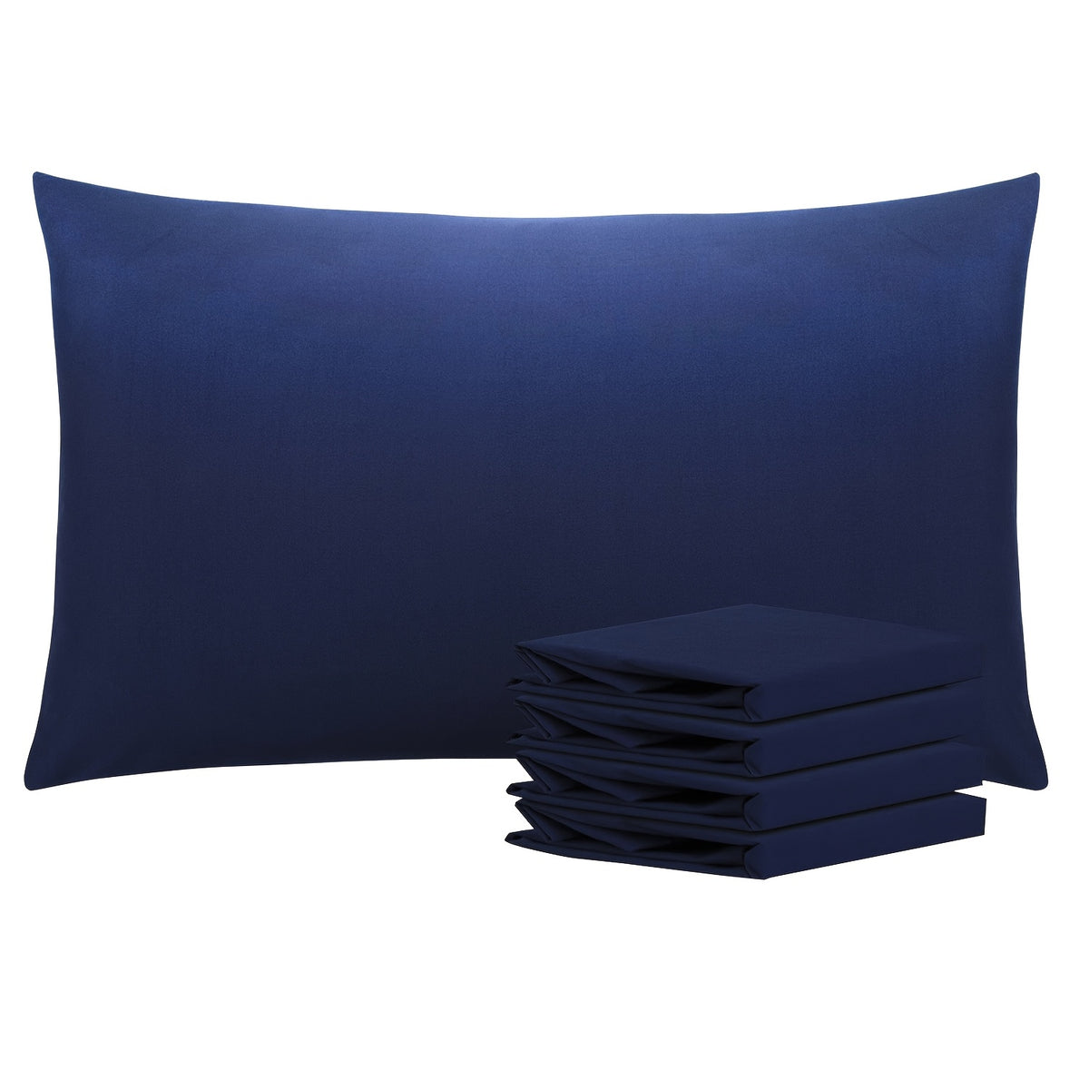 4 Pack 20x30 Brushed Microfiber Pillowcases | Envelope Closure, Soft, Wrinkle-Free, Fade-Resistant, Solid Color, Viscose Blend