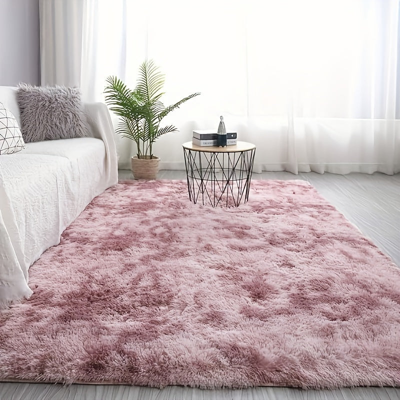 1 Ultra Soft Plush Tie Dye Rug - Thick, Fluffy And Durable Living Room, Bedroom Area Rug - Easy Care, Portable, Perfect For Sofas, Coffee Tables And Home Decor - Christmas, Halloween, Thanksgiving, Black Friday Gift