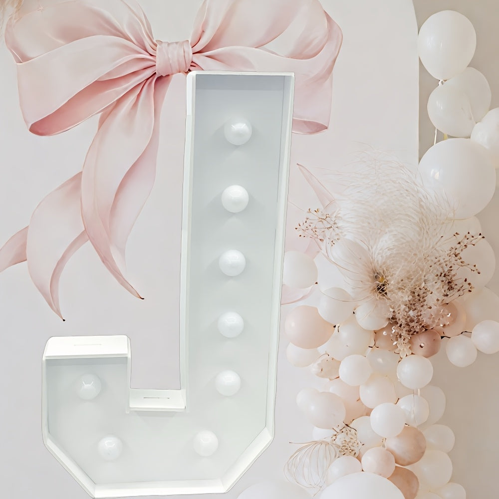 Warm White Lighted Letter Boards, 3FT GBC/MARRY ME//LOVE/HBD for Birthdays, Anniversaries & More Wall Pediments KT Board Marquee Letters Light