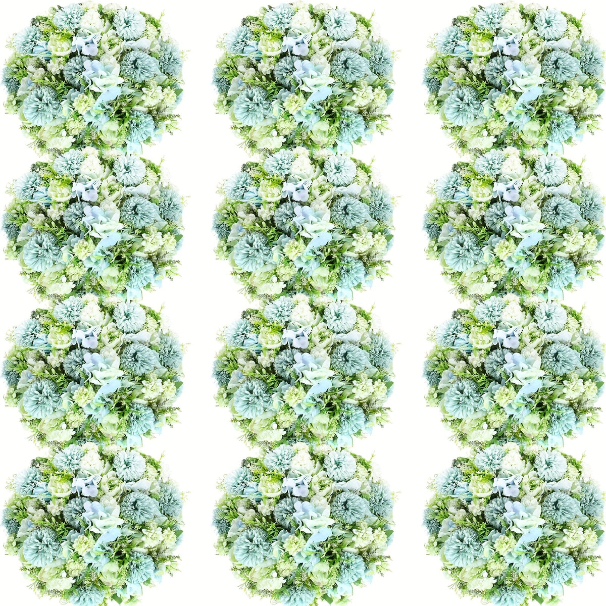 12 Bundles Peonies Artificial Flowers Artificial Peonies Flowers Faux Peony Fake Peony Hydrangea Bouquet for Wedding Table Centerpiece Floral Vase Decor