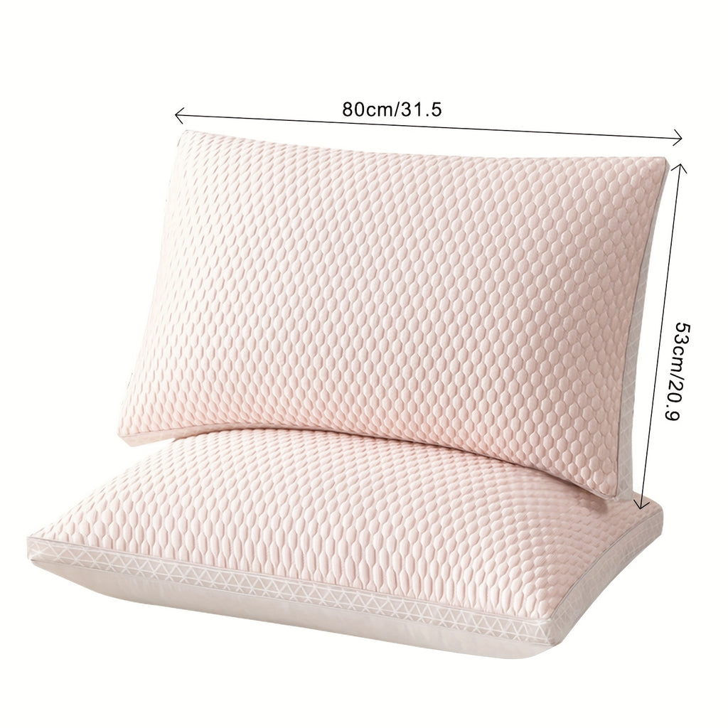 2pcs High-quality Sleep Pillows, Soft And Comfortable For Restful Sleep, Hotel-grade Pillows, Home Use Pillows, Neck Support Pillow Inserts For Student Dormitories