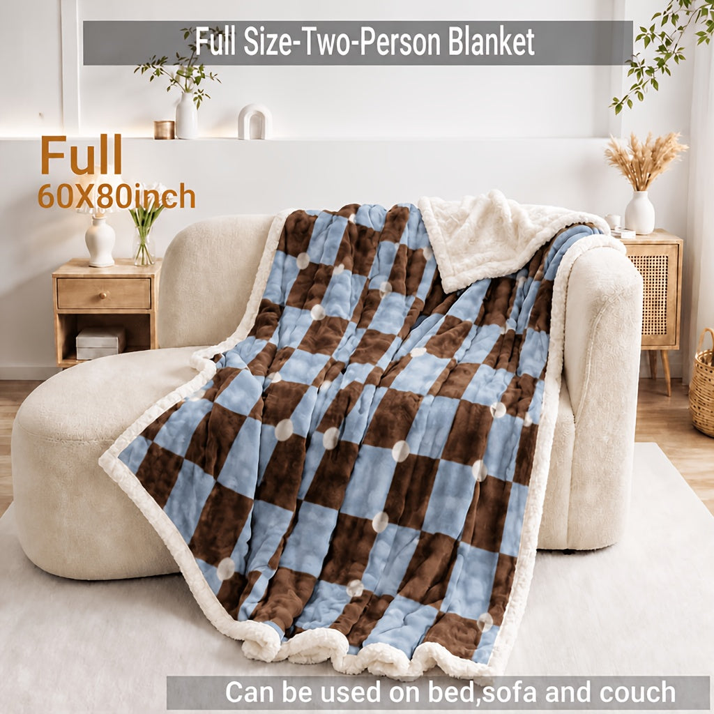 Heavyweight Bed Blanket, High Quality Luxury Fall Blankets, Machine Washable King Size Blanket, Gravity Blanket For Sofa Cover, Blanket For Sofa, Dormitory And Bedroom Cozy Bedding, Fall Room And Bedroom Decor, Halloween Gifts