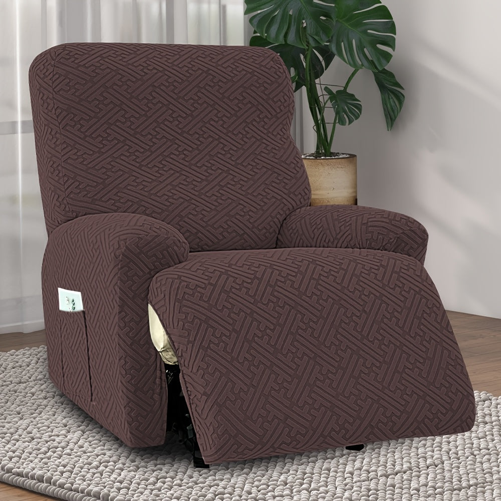 1SEAT 2026 NEW Recliner Slipcovers, Four Seasons Stretch Recliner Slipcover with Pocket, Removable, Washable, And Soft Recliner SlipChair Cover Suitable for Living Room Sofa Cover Home Decor, Easter Decorations for Home, St Patricks Day.