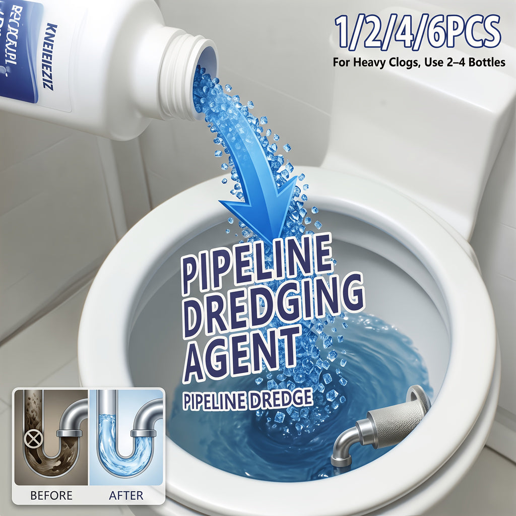 1pc/2pcs/4pcs/6pcs Powerful Drain Cleaner Powder, Pipe Unclogging Solution For Kitchen & Bathroom, Quickly Dissolves Hair & Grease, Deodorizes And Prevents Blockages