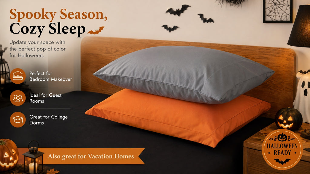 Cosybay 7 Piece Luxurious Comforter Set Queen/King/Full Size, Bed In A Bag Bedding Includes 1 Comforter, 1 Bed Sheet, 1 Fitted Sheet, 2 Pillowcases, 2 Pillow Shams, Soft Complete Bedding for Home Hotel, Perfect for Halloween Holiday, Birthday