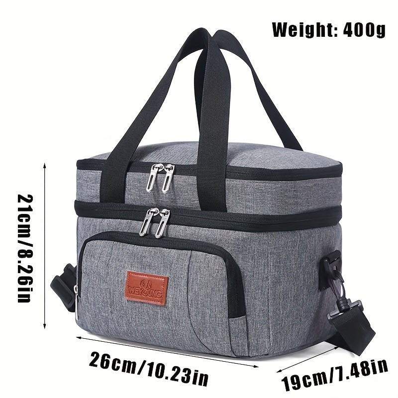 1 X Oxford Cloth Insulated Bag Multi-purpose Insulated Bag Multi-purpose Lunch Box Bag Practical Snack Bag Food Bag Portable Insulated Bag Food Takeaway Bag