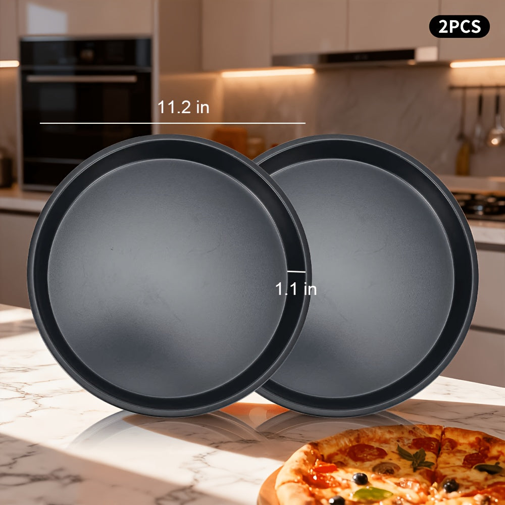 Stackable Nonstick Bakeware, Space-Saving Baking Pan Collection with 2, 5 or 10-Piece Options in Black or Golden for Cakes, Cookies and Home Baking