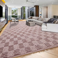 8x10 Plush Area Rug, Soft Fluffy High-Pile Carpet with Non-Slip Backing in Ten Colors for Living Room, Bedroom, Study and Teen Dorm Decor