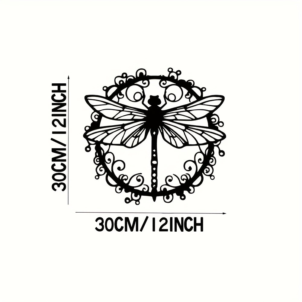 Metal Dragonfly Wall Art – Elegant Hollow Design, Ideal for New House, Wedding, Mother'S Day, Christmas Gift – Durable Metal Material, Suitable for Living Room, Bedroom, Office – Perfect Gift for Mom, Wife, Or Home Enthusiasts