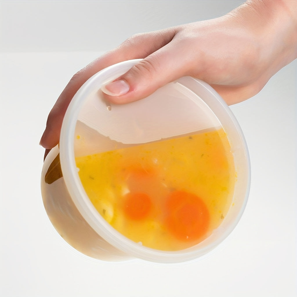 16-Ounce Reusable Plastic Food Storage Container with Flip-Top Lid - Freezer & Microwave Safe, Stackable Round Freezer-Safe Suitable for Meal Prep, Soups, Salads, Portion Control - Ideal for Home & Restaurant Use