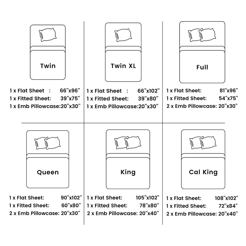 3/4-Piece Cooling Bed Sheet Set, Soft & Breathable Bedding with 18-Inch Deep Pocket, Hotel Luxury Sheets for Summer