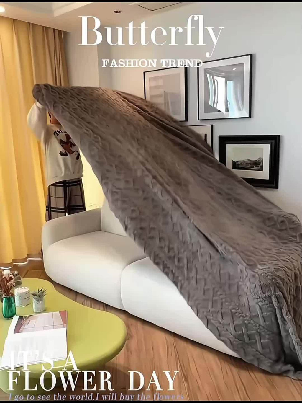 1pc Modern Jacquard Shu Velveteen Sofa Throw Cover - Pet Friendly Slipcover with Soft Plush Feel - Machine Washable, Non-Printing Single Piece Couch Protector for Home Decor - Fits Armchair to 4-Seater Sectional Sofas