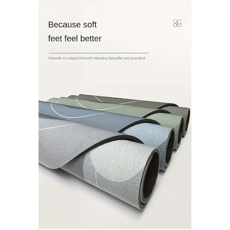 2pcs Premium Diatomaceous Earth Kitchen Floor Mats - Super Absorbent, Fast Drying, Non-Slip Rubber Backing, Polyester, Large Size Suitable for Bathroom And Living Room, Hotel, Commercial Cleaning Use, Ideal Choice
