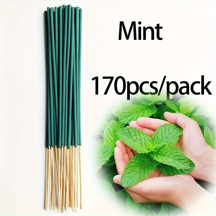 73/ 170pcs Incense Sticks for Home Use, Bamboo Sticks with Various Flavors to Choose from