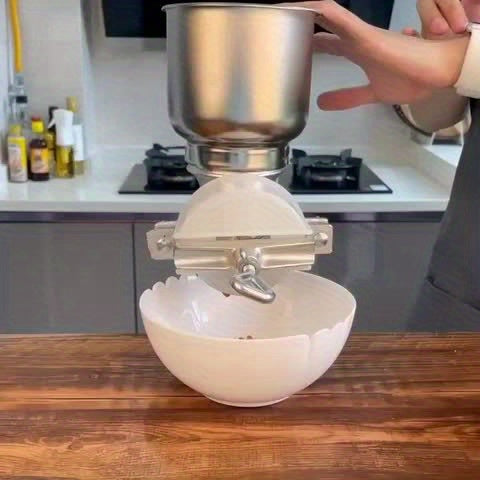 High Hopper Grain Mill Cast Iron Grain Grinder Manual Coffee Grinder Heavy Duty Food Mill With Shild And Clamp For Nuts Flour Corn And Wheat