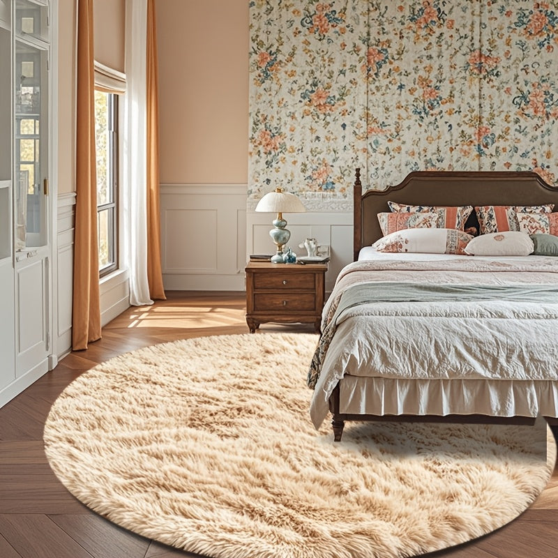 1pc Of Ultra Soft And Thick Fluffy Living Room Carpet, Non Slip, Soft, Comfortable, Fashionable, High-end, Available In Various Sizes And Colors. The Carpet Can Be Used for Bedroom, Dining Room, Living Room, And Office Decoration, Home Decoration