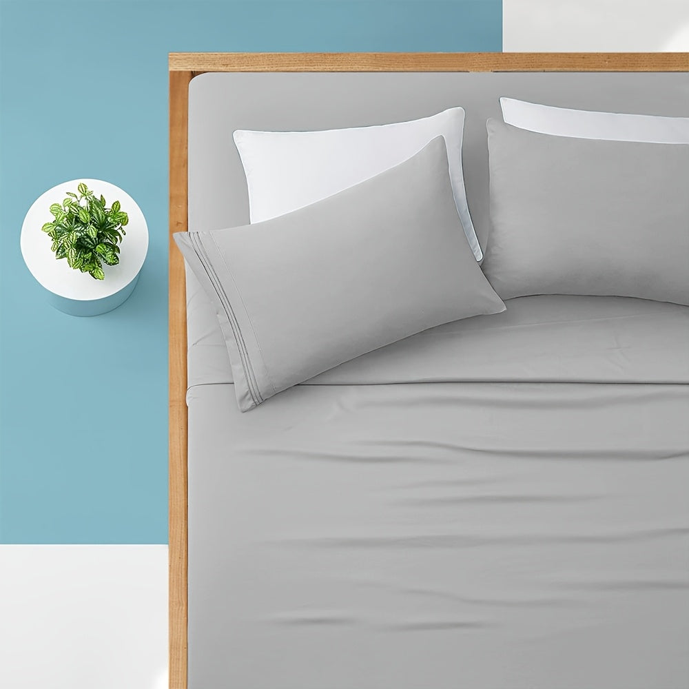 Extra Deep Pocket Queen Size Sheets Set - Hotel Luxury 2000 Thread Count Sheets & Pillowcases - Adults&Chi Bedding Set Up to 20inch Mattress - Bed Sheets 14-20inch Deep Pockets - 4pcs