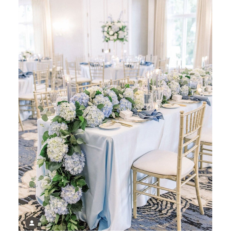 20/40 Blue White Hydrangea Artificial Flowers, 16.2 Inches Outdoor Silky Hydrangea Artificial Flowers, Suitable for Outdoor Weddings, Garden Decorations, Exhibition Decorations, Home Parties, And Christmas Decorations.
