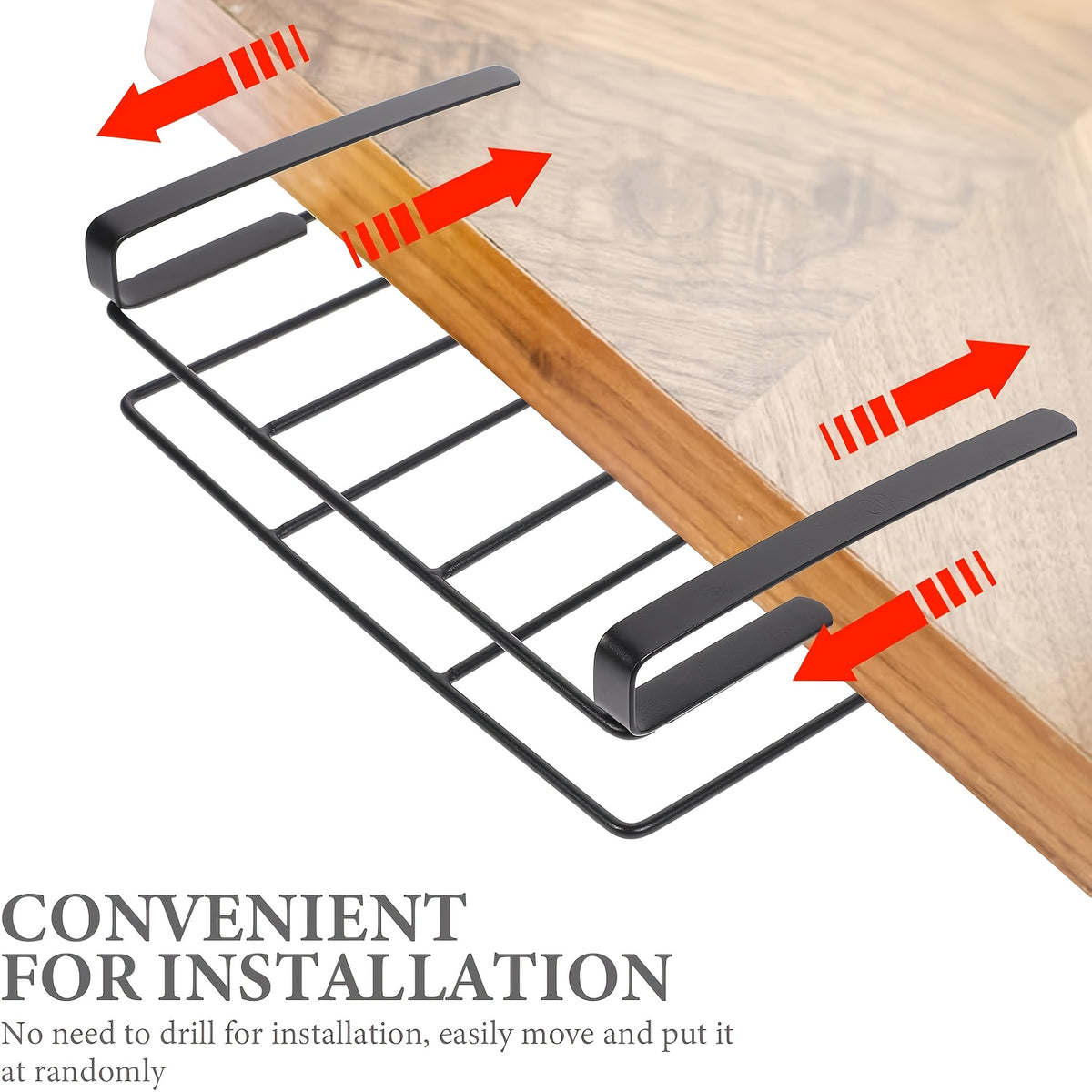 Kitchen Hook Rack, Capable Of Hanging Cutting Boards, Pot Covers And Cabinet Door Hooks, Making It Easy To Organize Kitchen Utensils And Bathroom Supplies. Made Of Steel And Carbonized Coating, It Is More Sturdy And Stable, And Less Prone To Rust.