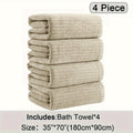 35 x 70 Inch Microfiber Bath Sheets, 4-Pack Extra Large Soft Absorbent Shower Towels in Multiple Colors for Family Bathrooms and Guest Rooms