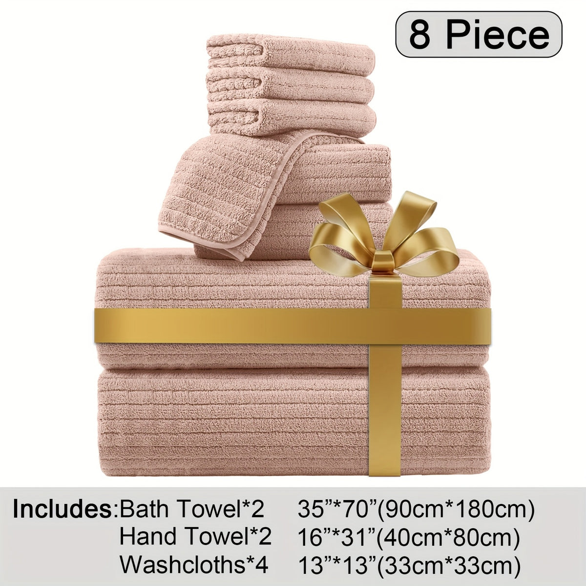Oversized Bath Towels Set, Extra Large Towel Microfiber Soft XL Bath Sheet Super Absorbent Bathroom Towels Set Quick Dry Plus Size Shower Towels for Family Hotel, Wash Cloths