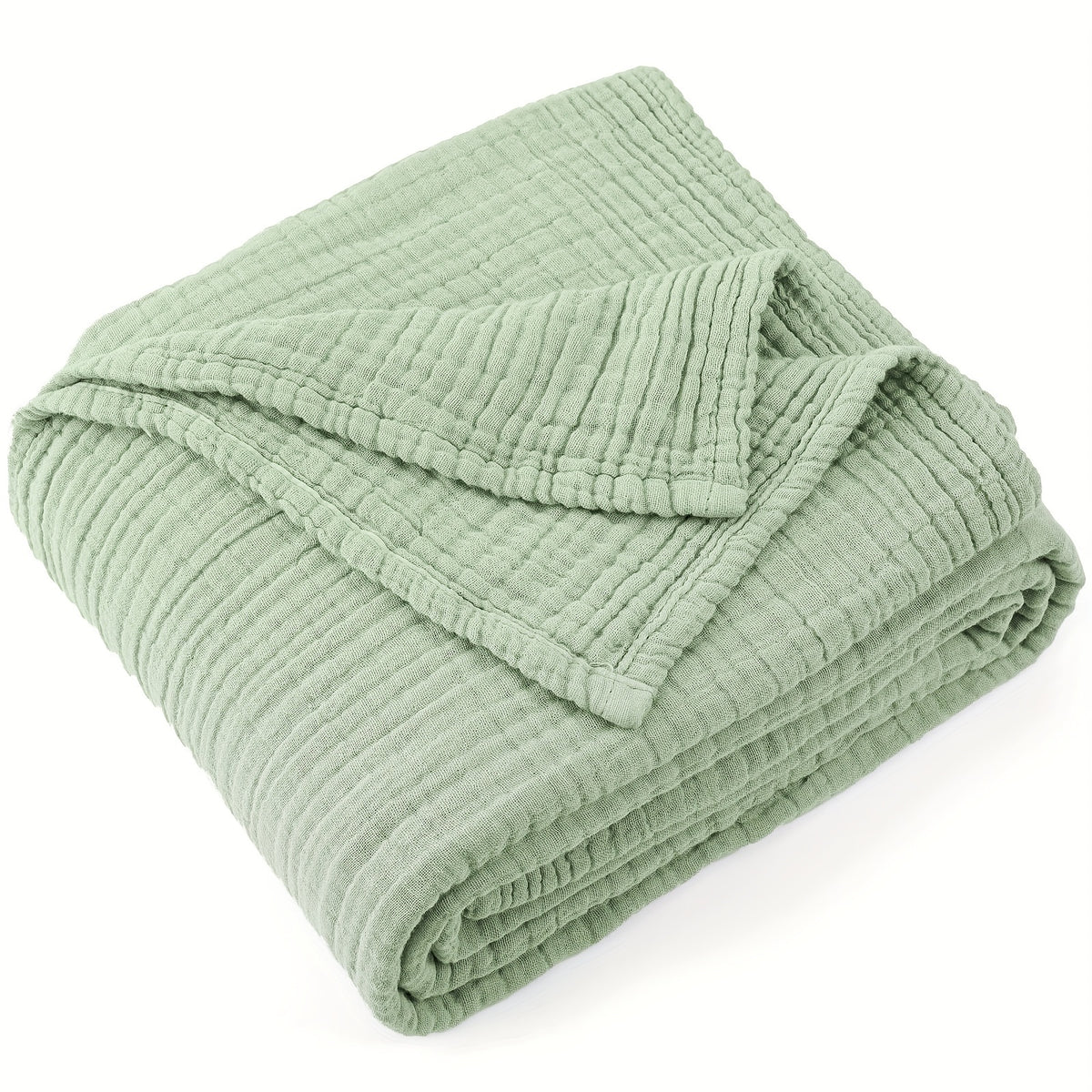 100% Muslin Blankets 6 Layers, Cooling Blanket, Room Decor Blanket, Perfect Holiday Gifts, Breathable & Lightweight, Camping Stuff, Soft Gauze Blanket, Suitable For New Year, Christmas Gifts