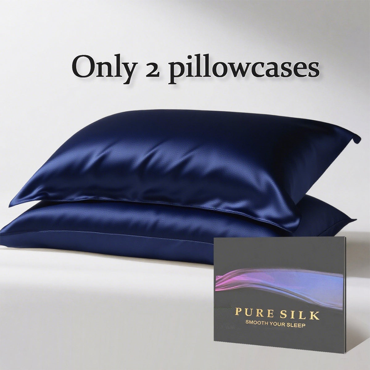 100% Mulberry Silk Pillowcase, Premium Silk Pillow Cover For Hair And Skin Care, Soft Smooth Cooling Breathable Pillowcase, Luxury Sleep Bedding With Hidden Zipper Closure, Standard Size, Queen Size, King Size, Comfortable Night Rest