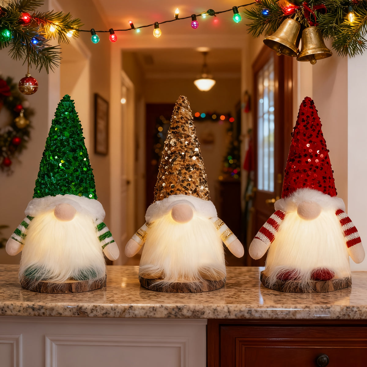 3pcs Home Decor, Collectible Figurines Holiday Decor Suitable For Room, Office, Living Room, Bedroom Decorations, Special Holiday Day Gifts For Man & Women. Perfect For Birthday, Mothers & Fathers Day Party Decorations.(No Battery)