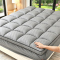 Pillow Top Mattress Pad, 1000 GSM Quilted Breathable Bed Cover with 8–21 Inch Deep Pocket, Machine Washable in Twin Full Queen King and California King
