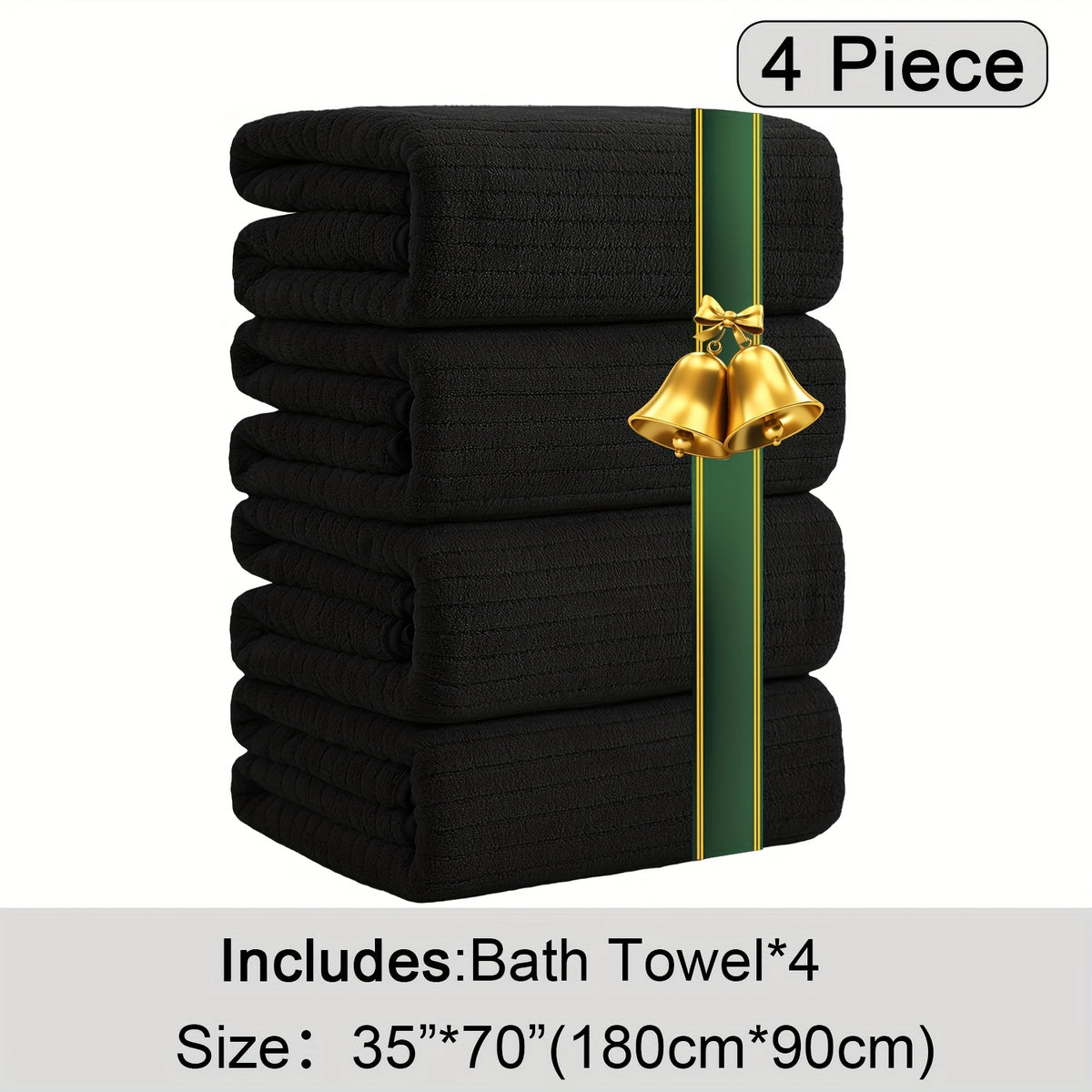 Oversized Bath Towels Set, Extra Large Towel Microfiber Soft XL Bath Sheet Super Absorbent Bathroom Towels Set Quick Dry Plus Size Shower Towels for Family Hotel, Wash Cloths