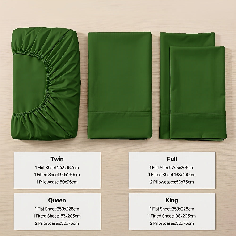 6pcs Luxury Bamboo Cooling Bed Sheet Sets - Viscose Derived From Bamboo Sheets Queen/King Size - Luxuriously Ultra Soft & Breathable Bedding Sheet Set - Deep Pocket Fitted Sheet with Bamboo Texture, Wrinkle-Resistant Soft Sheets