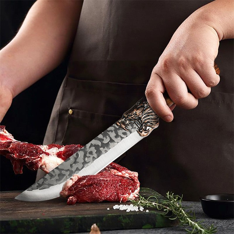 3/6/7pcs Professional Kitchen Chef Knife Set, Knife, Hotel Gift Visit, Outdoor Camping Car Knife Set, Chef Knife Utility Knifeing Knife Slicing Knife Fish Knife Butcher Knife Kitchen Scissors Boning Duck Fish Scissors