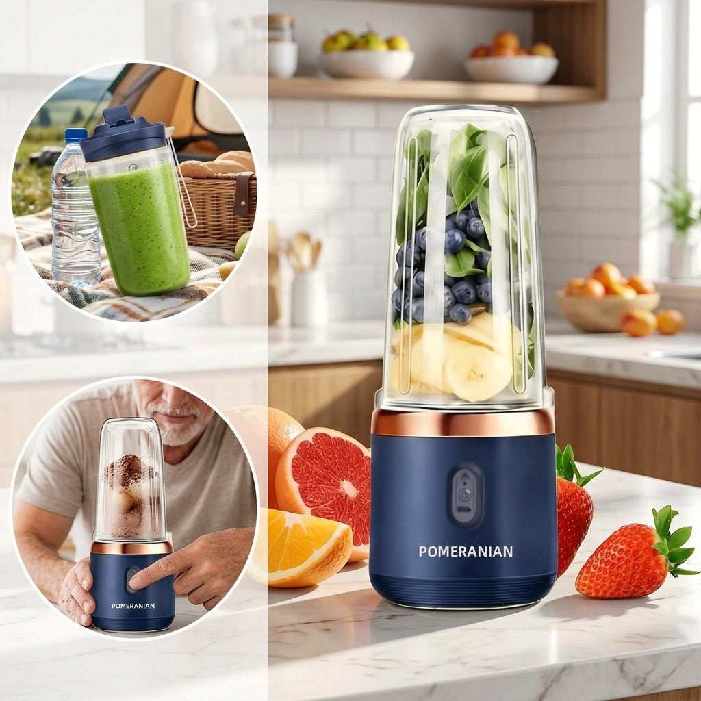 A Compact Electric Blender for Juices, Coffee, Milkshakes, And Smoothies. It's Rechargeable And Easy to Carry, Perfect for Outdoor Activities And As A Camping Gift 1PCSsingle Cup Low Power/2pcs
