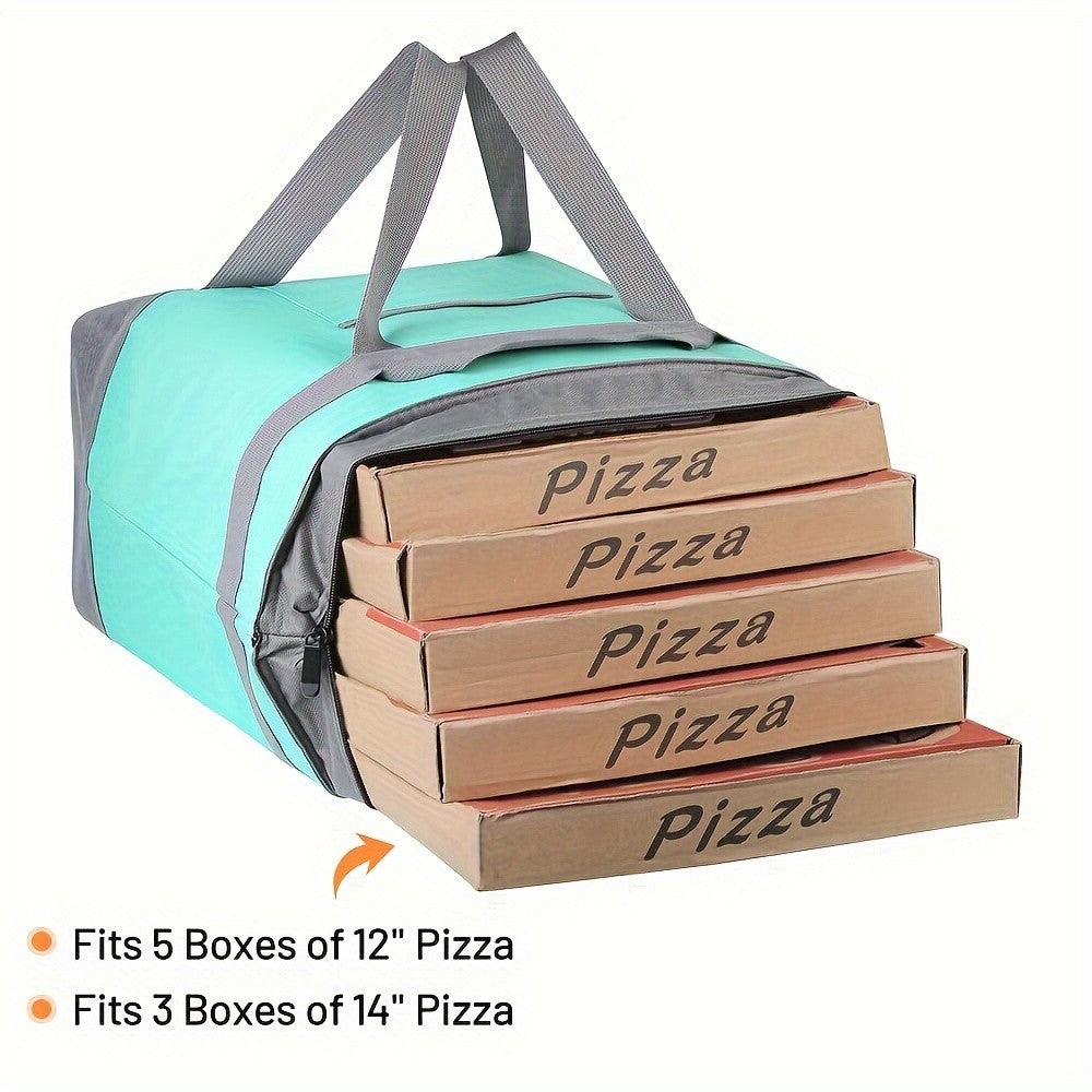 Insulated Reusable Tote Bag for Grocery Shopping for Women/Men, Pizza/Food Delivery Bag to Keep Food Cold/Doordash/Grubub, Cooler Bags for Travel/Beach/Picnic