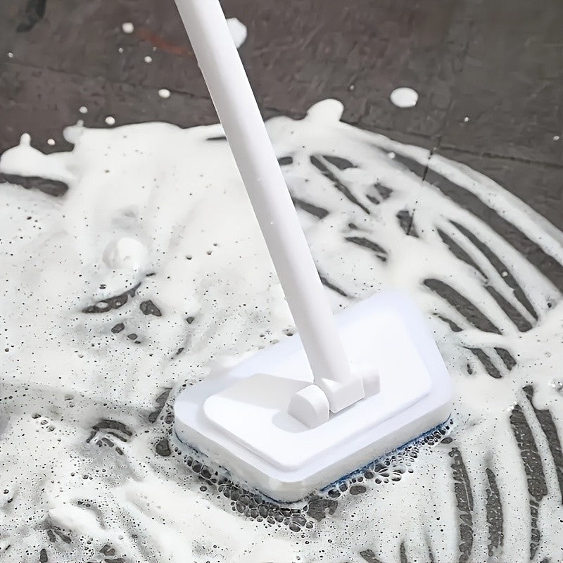 11/16pcs Multi-function Cleaning Brush Manual Detachable Long Handle Replaceable Head Suitable For Bathroom Floor Tiles And Bathtub Home Essential Cleaning Tools