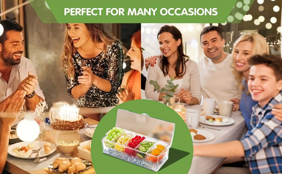 D 1 Set of Chilled Seasoning Plates