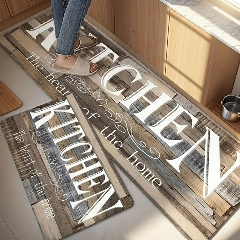 1pc Premium Non-Slip Kitchen Rug, Alfombra De La Cocina - Durable Polyester Floor Mat for Kitchen - Easy Clean Washable Hallway, Bathroom Rug, Halloween Home Decor, Halloween Decorations, Kitchen Decor And Accessories