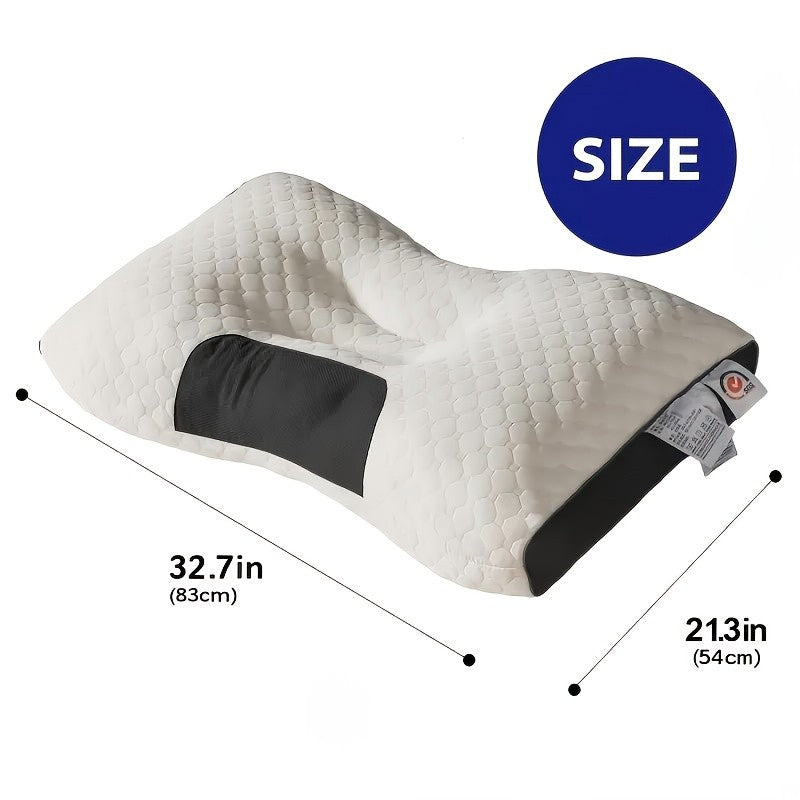 2pcs/4pcsSoft Neck Couple Pillow - Adjustable Ergonomic, Removable High-quality Pillow Core, Provides Deep Sleep Neck, No Collapse, Machine Washable