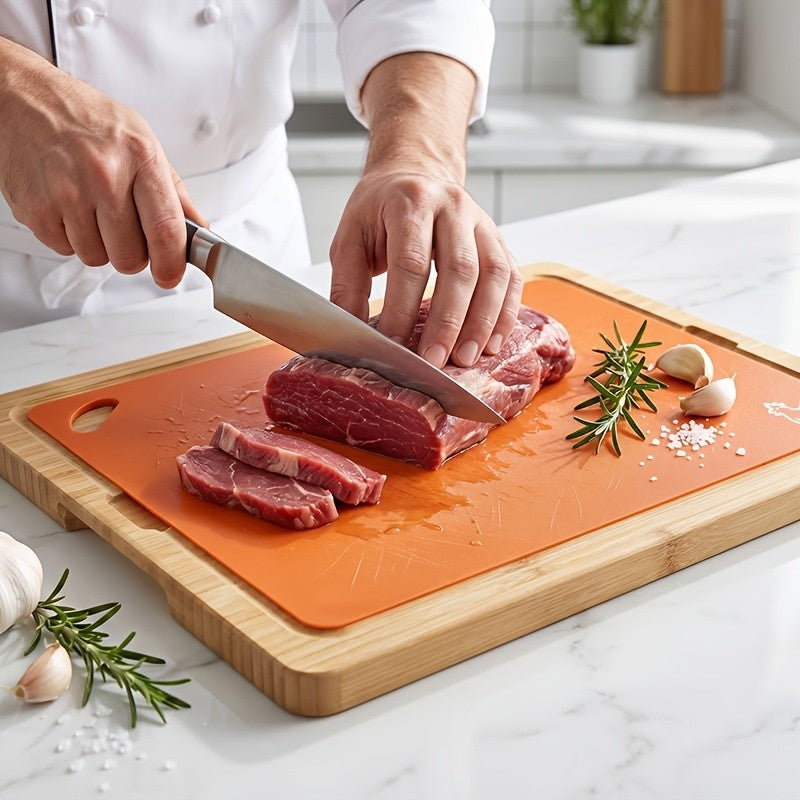 1/7pcs Bamboo Cutting Boards for Kitchen, Cheese Platter for Meat, Cheese, Bread, Vegetables, Fruits Perfect Kitchen Gadget for Home, Dormitory, Gifts for Family And Friends