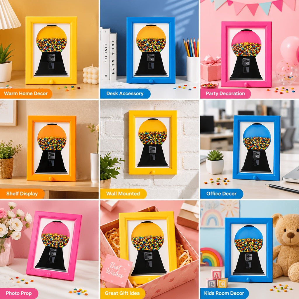 Fun Snack Photo Frames with Switches, Full Of Fun, Decorative Display Racks That Can Be Used for Furniture And Parties, Make A Great Creative Gift