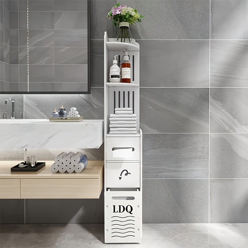 [Ideal Holiday Gift] This Large-Capacity, Multi-Functional Corner Bathroom Vanity Is Easy To Assemble, Saves Space, And Provides Ample Storage For Toiletries. Suitable For Bathrooms, Kitchens, And Bedrooms. It Makes A Wonderful Home Decoration And An Idea