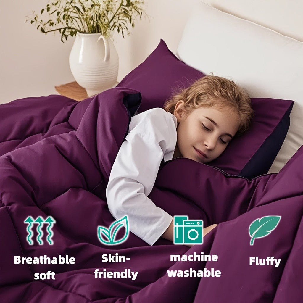 Cosybay 7 Piece Luxurious Comforter Set Queen/King/Full Size, Bed In A Bag Bedding Includes 1 Comforter, 1 Bed Sheet, 1 Fitted Sheet, 2 Pillowcases, 2 Pillow Shams, Soft Complete Bedding for Home Hotel, Perfect for Halloween Holiday, Birthday