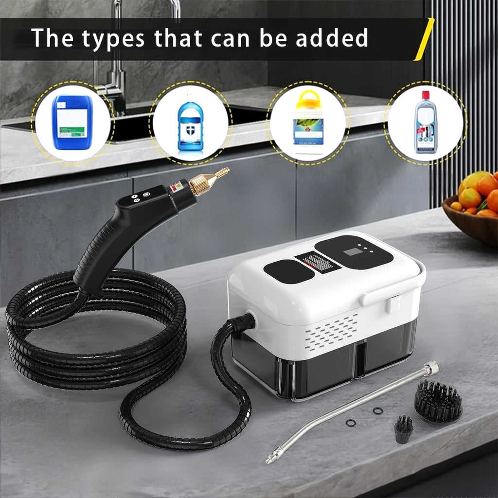 High-pressure Steam Cleaner, Handheld Steam Cleaner for Household Use, Suitable for Kitchen Grease, Sofas, Small Air Conditioners, and Washing Machines