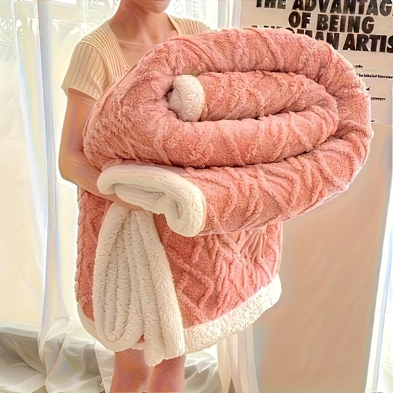 Double Sided Taffeta Blanket, Soft Machine Washable All Season Cover for Sleeping, Sofa Lounging and Air Conditioned Rooms in Three Size Options