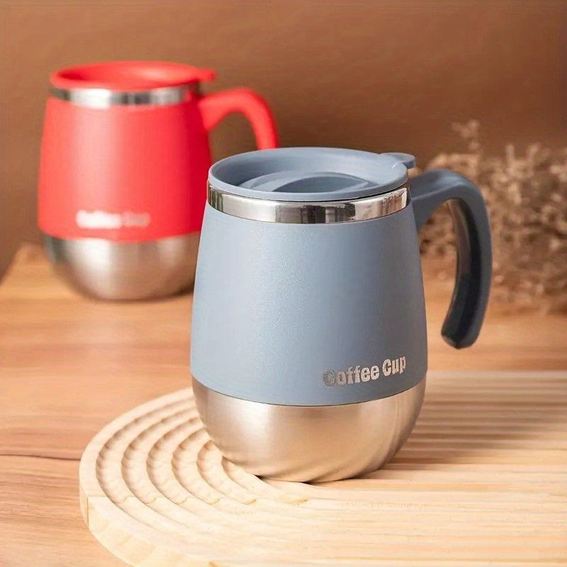 16.91oz Stainless Steel Insulated Coffee Mug with Lid, Double-walled Vacuum Insulated, Suitable for Hot And Cold Drinks, Ideal for Home, Outdoor, Camping, Birthdays, Holidays, Thanksgiving, Christmas, And Halloween Gifts.