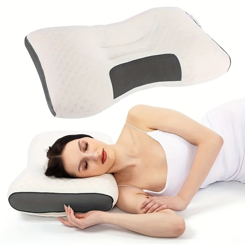 2pcs/4pcsSoft Neck Couple Pillow - Adjustable Ergonomic, Removable High-quality Pillow Core, Provides Deep Sleep Neck, No Collapse, Machine Washable