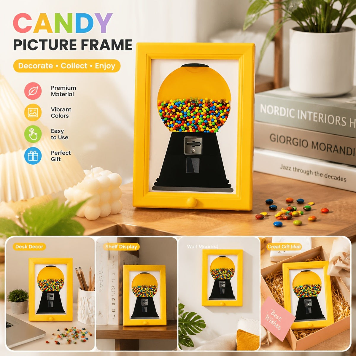 Fun Snack Photo Frames with Switches, Full Of Fun, Decorative Display Racks That Can Be Used for Furniture And Parties, Make A Great Creative Gift