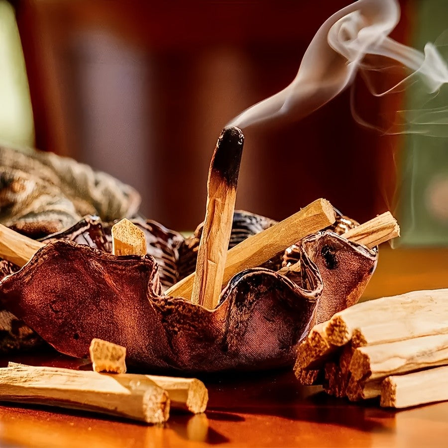 8pcs Set of 4-Inch Palo Santo Sticks, Ideal for Home Decor, Purification, Meditation, Rituals, Yoga, And Gifting (Valentine'S Day, Thanksgiving, Christmas)